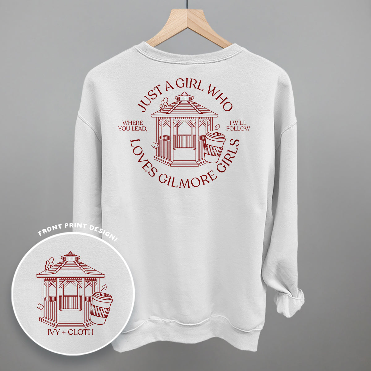 Just A Girl Who Loves Gilmore Girls (Back Print) - clothing by TeeHivey.com (Image 5)