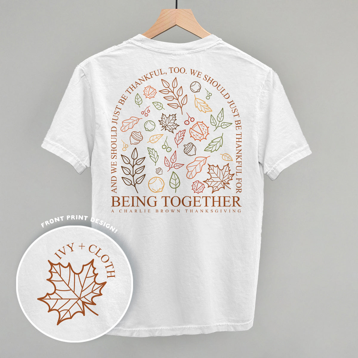 Thankful For Being Together (Back Print) - clothing by TeeHivey.com (Image 5)