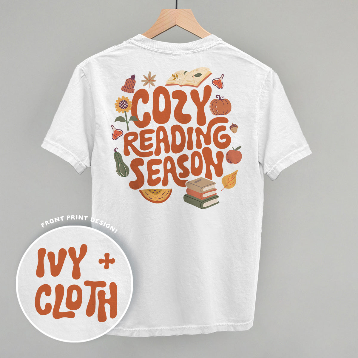Cozy Reading Season (Back Print) - clothing by TeeHivey.com (Image 3)