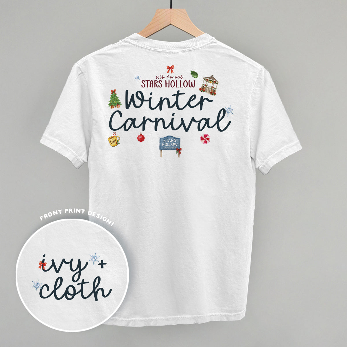 65th Annual Stars Hollow Winter Carnival (Back Print)