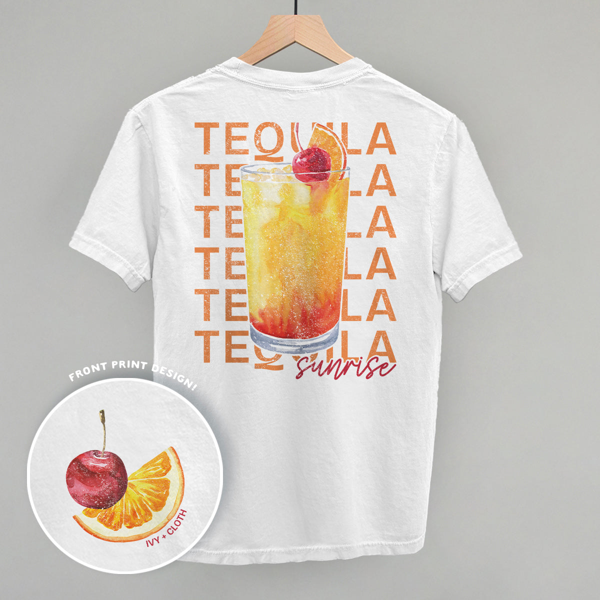 Tequila Sunrise (Back Print) - clothing by TeeHivey.com (Image 2)
