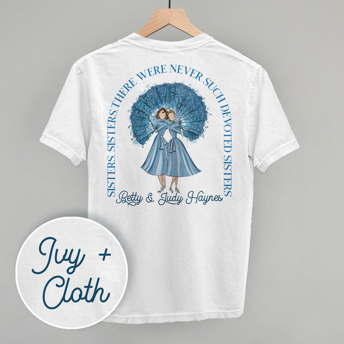 Sisters, Sisters (Back Print) - clothing by TeeHivey.com (Image 3)