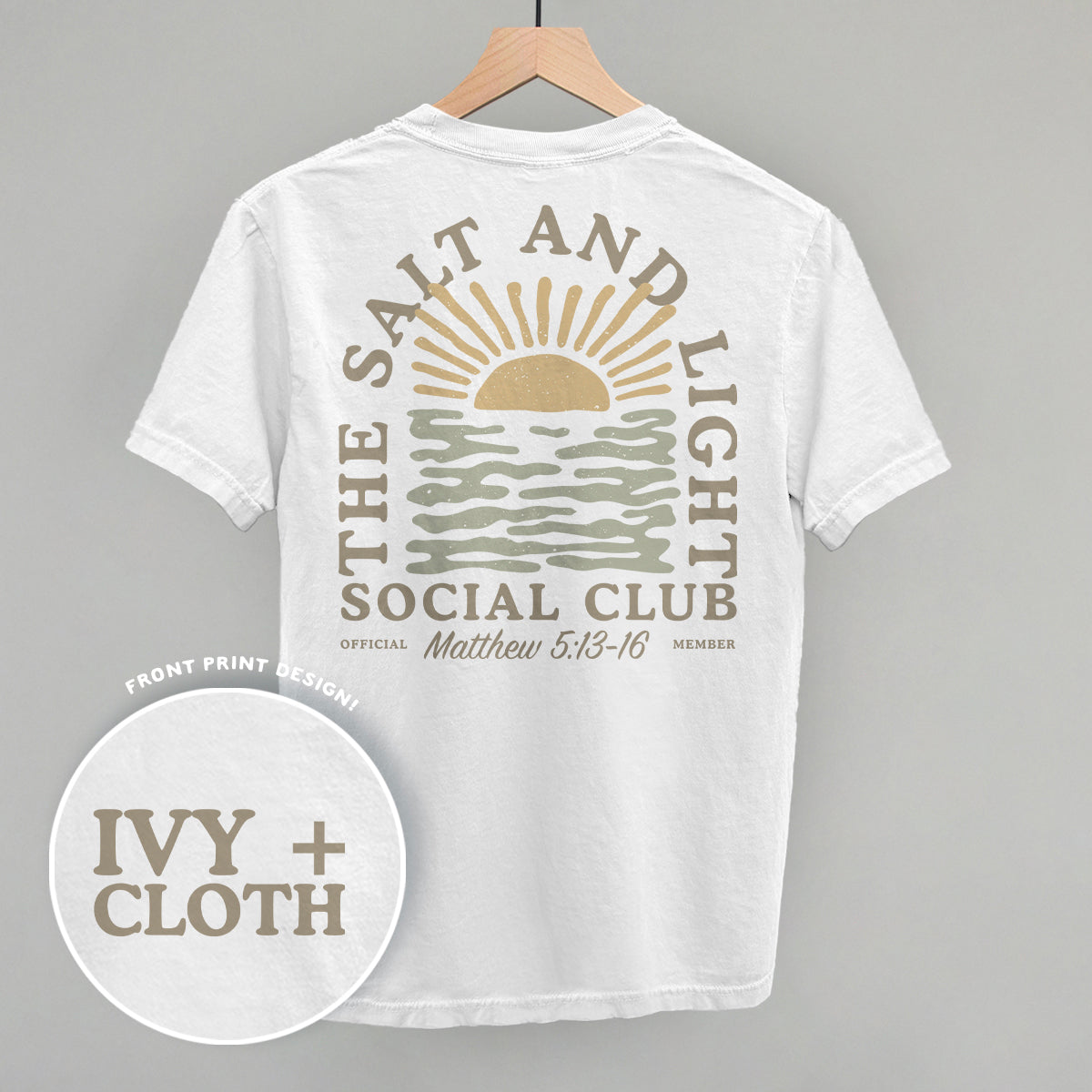 The Salt And Light Social Club (Back Print) - clothing by TeeHivey.com (Image 4)