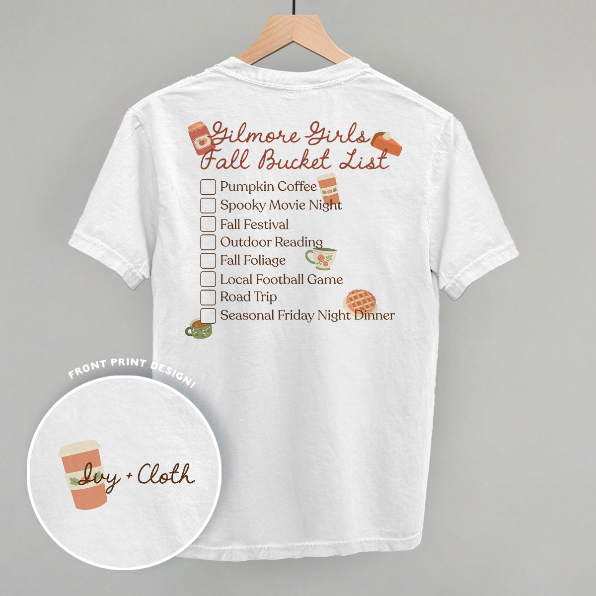 Gilmore Girls Fall Bucket List (Back Print)