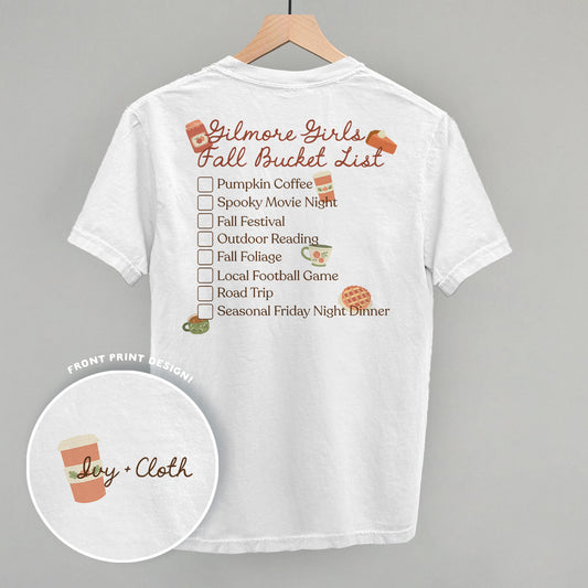Gilmore Girls Fall Bucket List (Back Print)