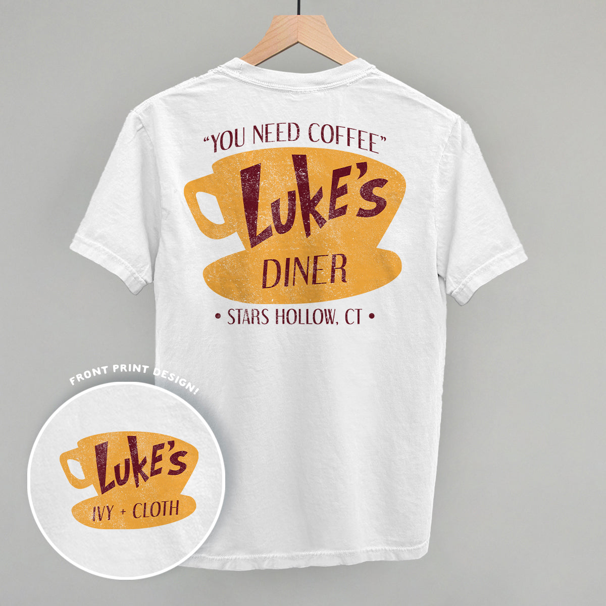 Luke's Diner Doodle (Back Print) - clothing by TeeHivey.com (Image 5)
