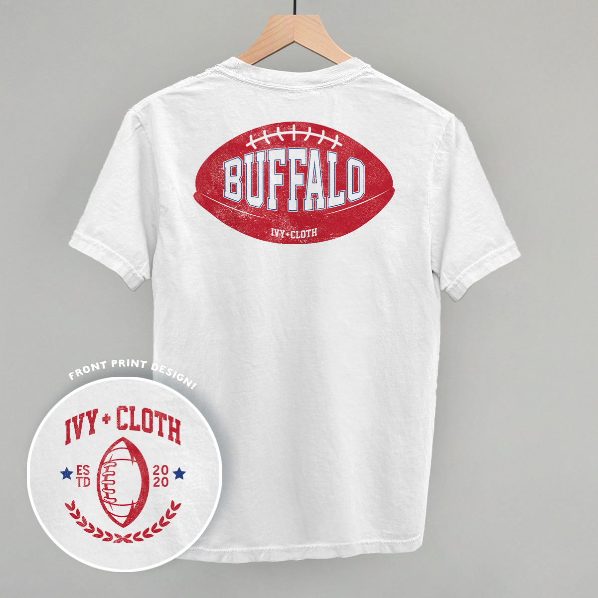 Buffalo Football (Back Print) - clothing by TeeHivey.com (Image 3)