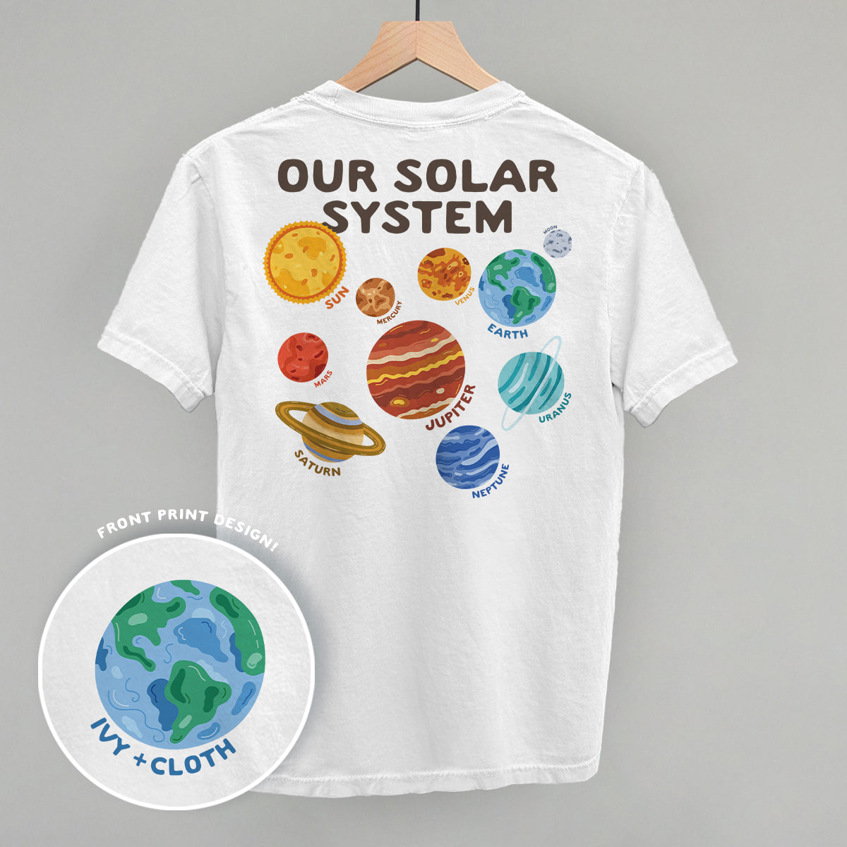 Our Solar System Doodles (Back Print) - clothing by TeeHivey.com (Image 3)