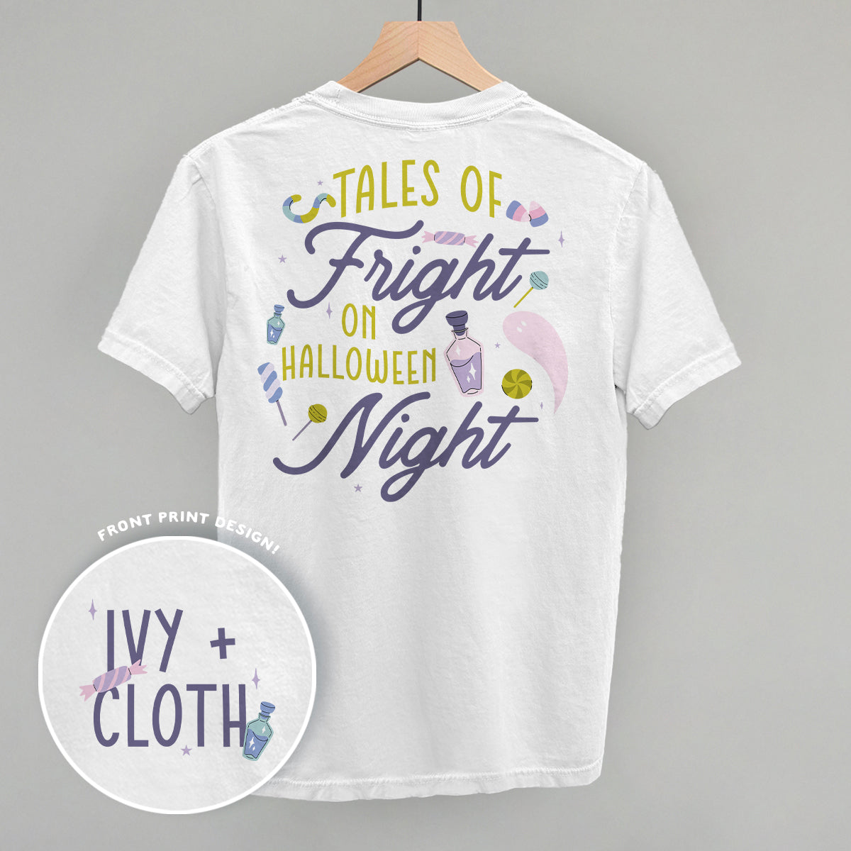 Tales of Fright On Halloween Night (Back Print) - clothing by TeeHivey.com (Image 1)