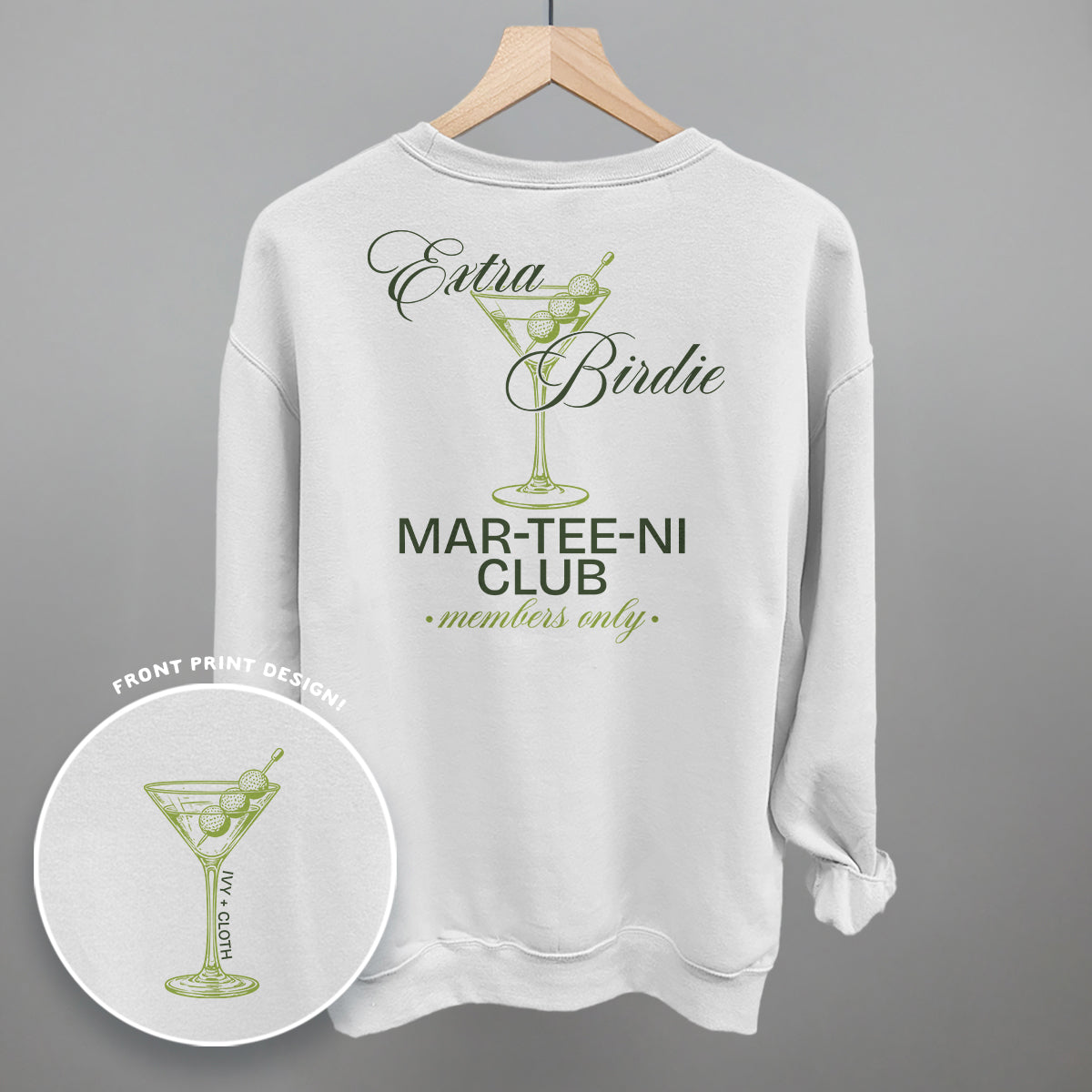 Extra Birdie Mar-Tee-Ni Club (Back Print) - clothing by TeeHivey.com (Image 3)