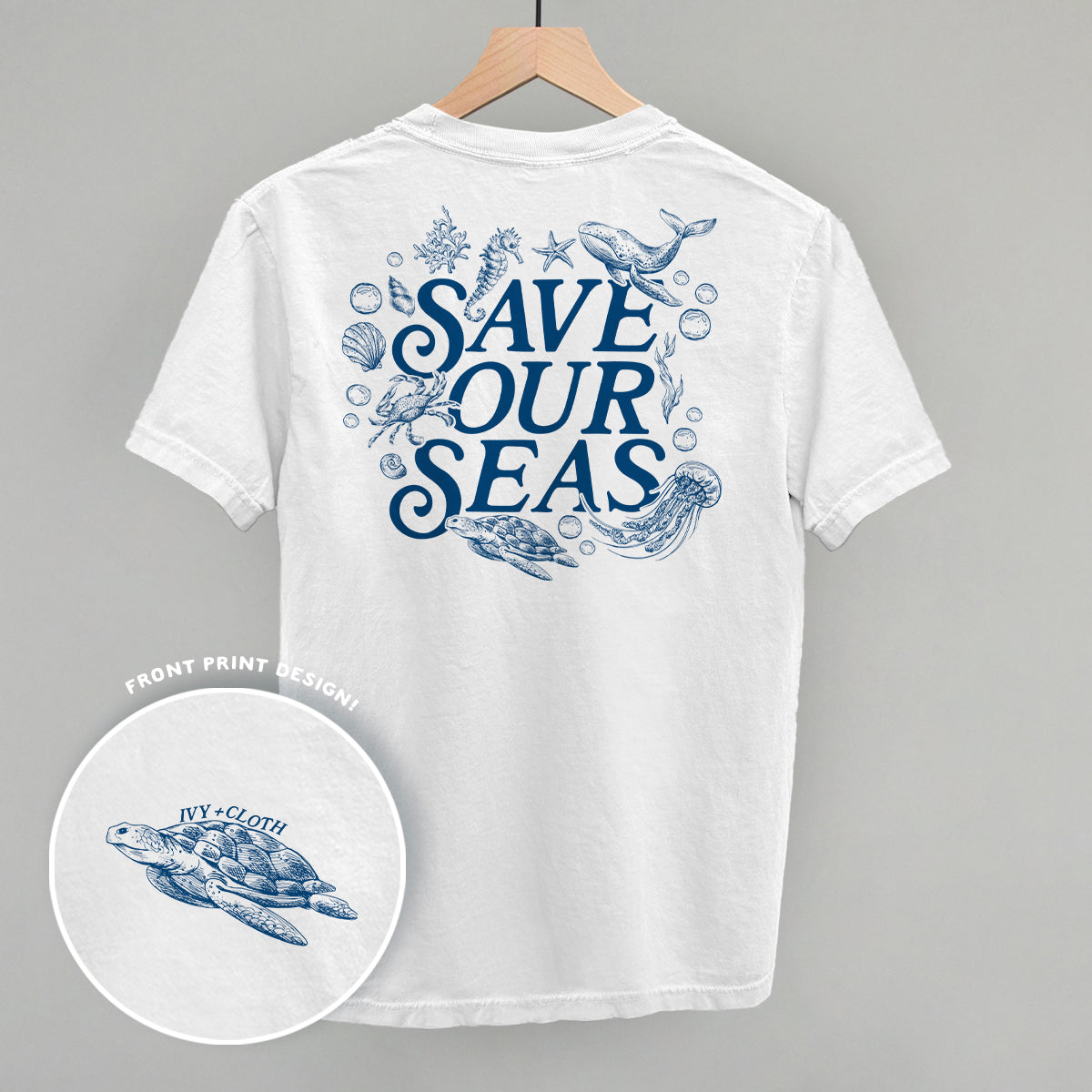 Save Our Seas (Back Print) - clothing by TeeHivey.com (Image 5)