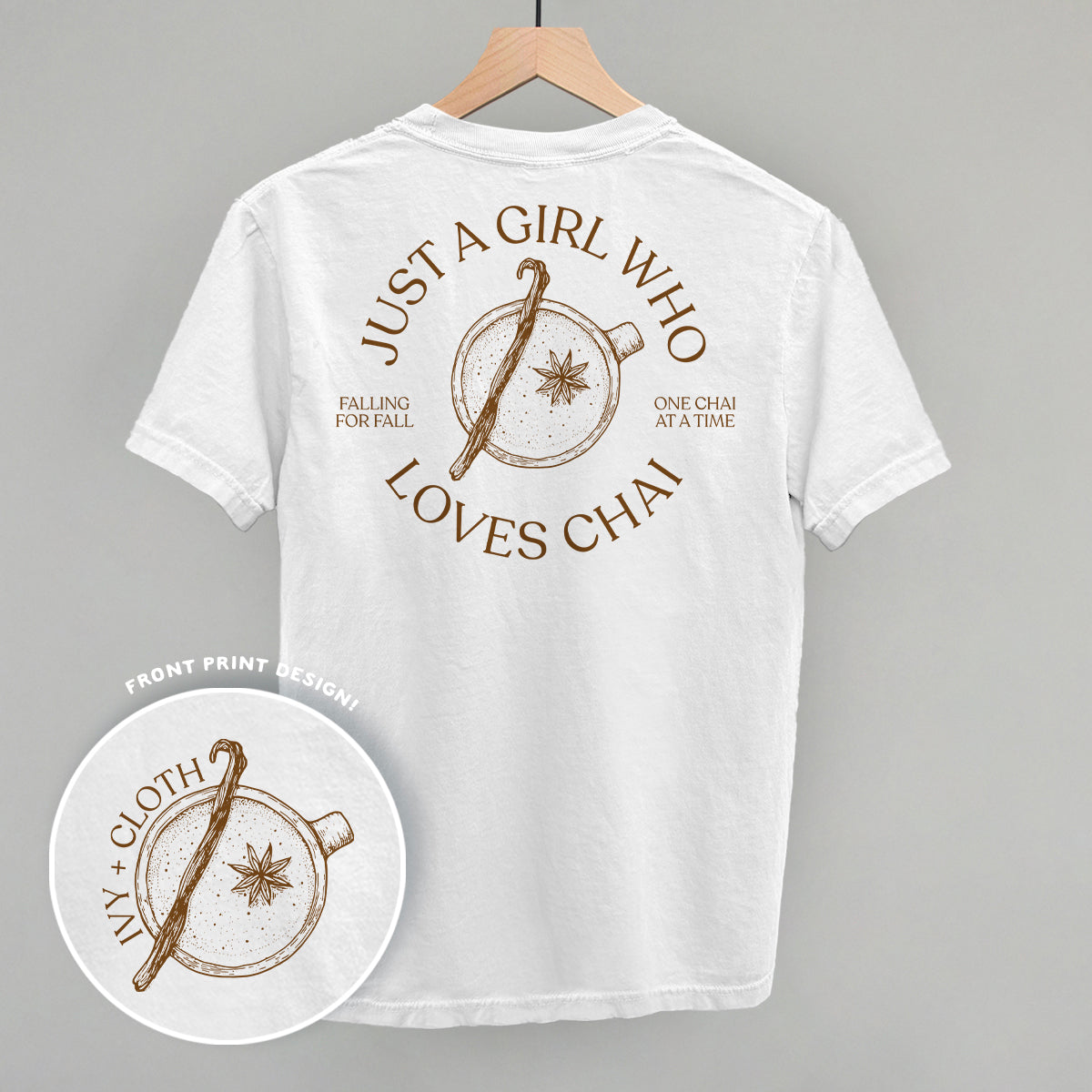 Just A Girl Who Loves Chai (Back Print) - clothing by TeeHivey.com (Image 4)