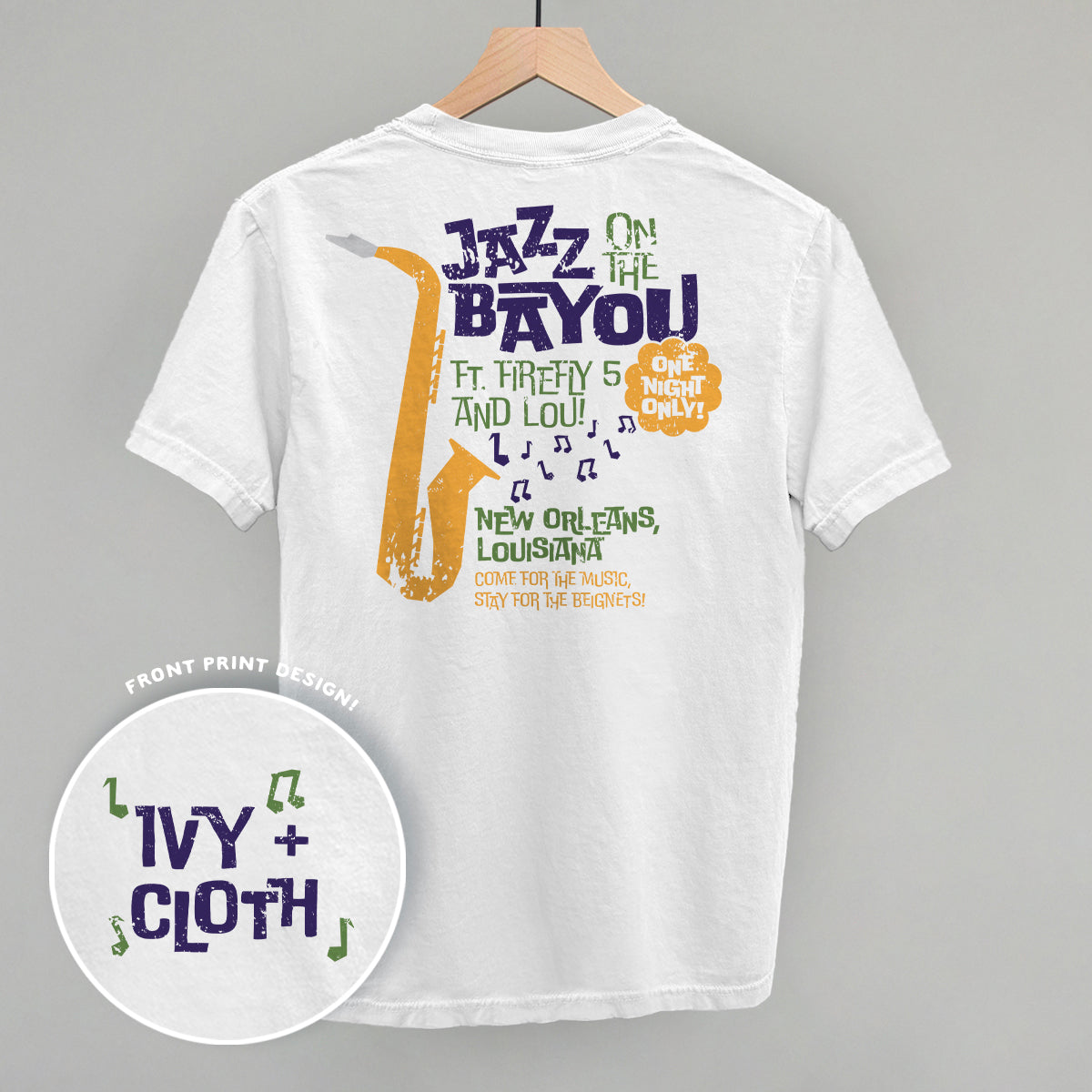 Jazz On The Bayou (Back Print)