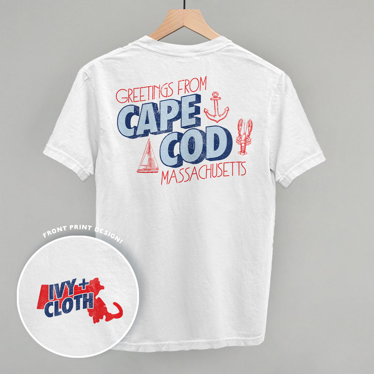 Greetings From Cape Cod (Back Print)