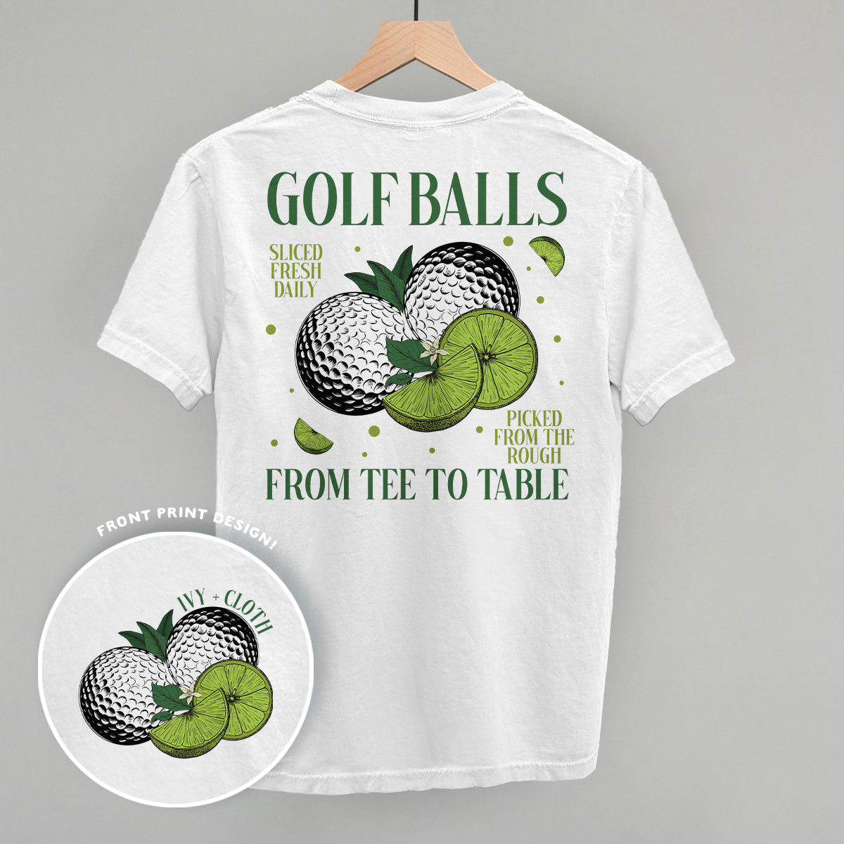 From Tee To Table (Back Print)