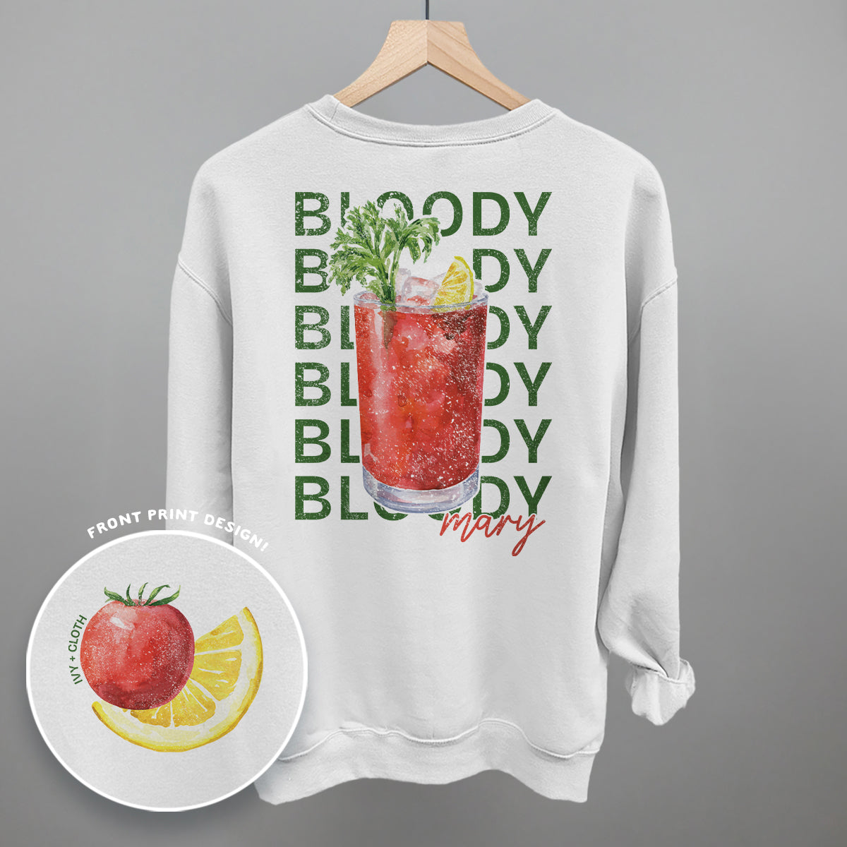 Bloody Mary (Back Print) - clothing by TeeHivey.com (Image 3)