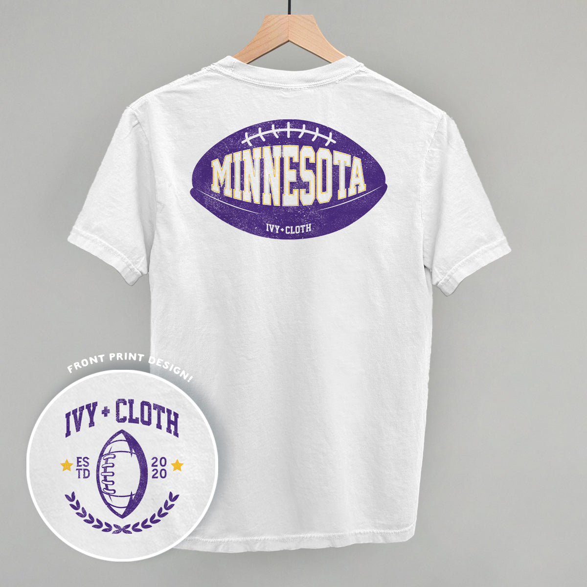 Minnesota Football (Back Print) - clothing by TeeHivey.com (Image 2)