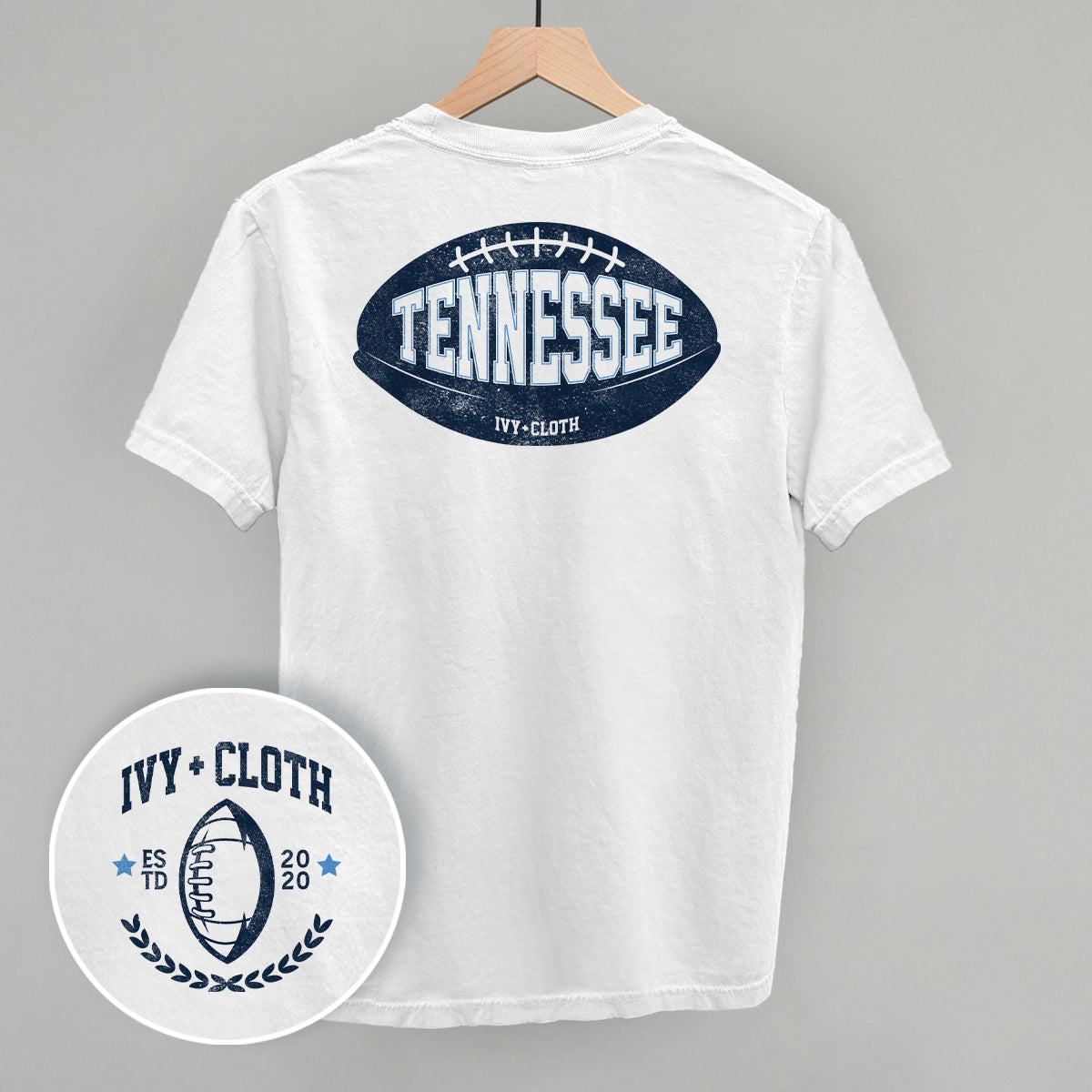 Tennessee Football (Back Print) - clothing by TeeHivey.com (Image 2)