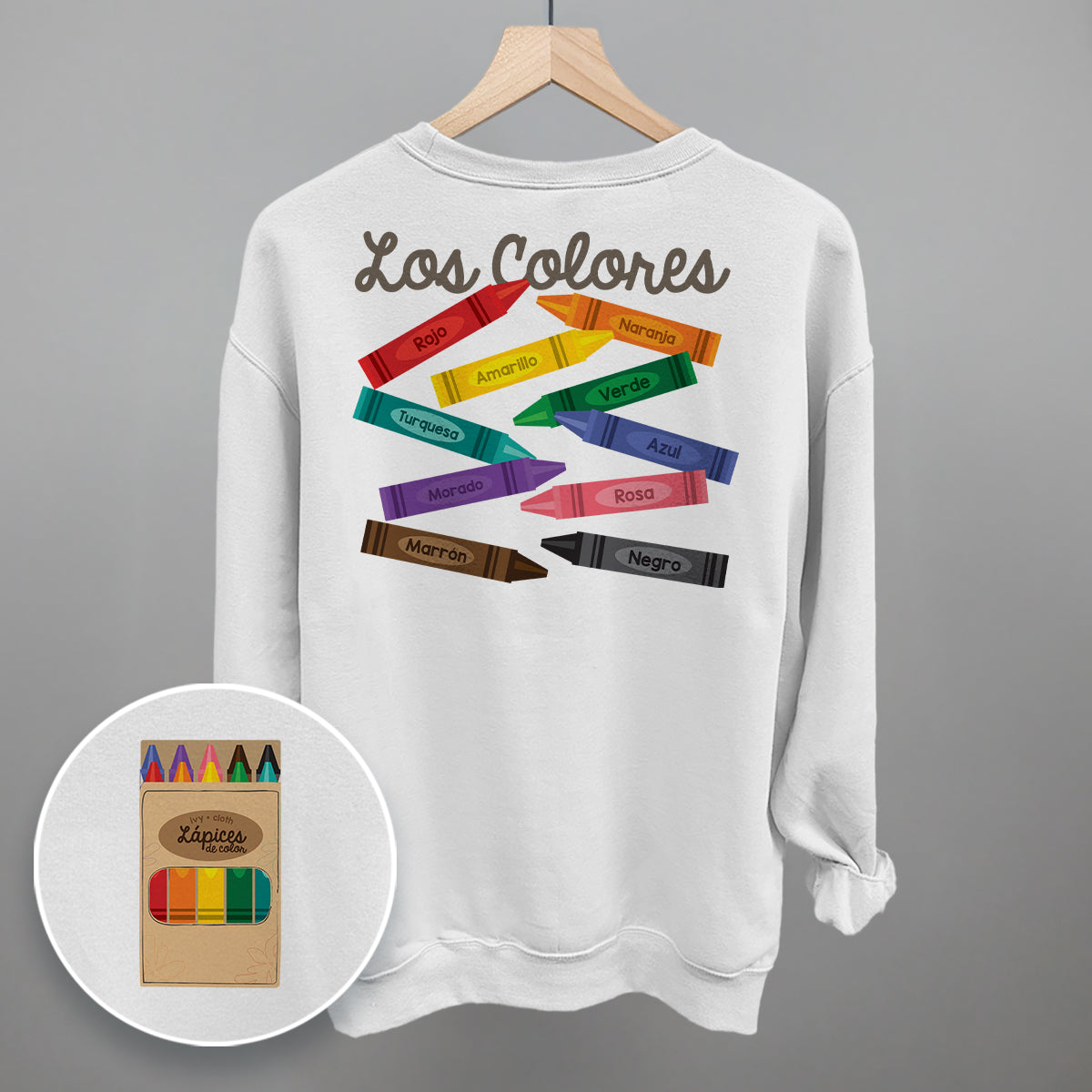 Los Colores (Back Print) - clothing by TeeHivey.com (Image 4)