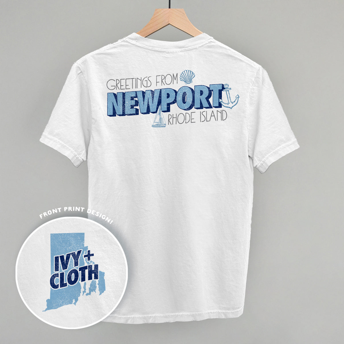 Greetings From Newport (Back Print)
