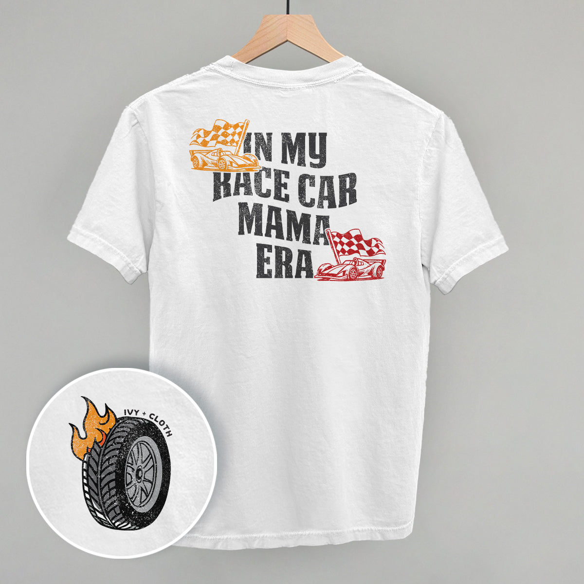 In My Race Car Mama Era (Back Print) - clothing by TeeHivey.com (Image 2)