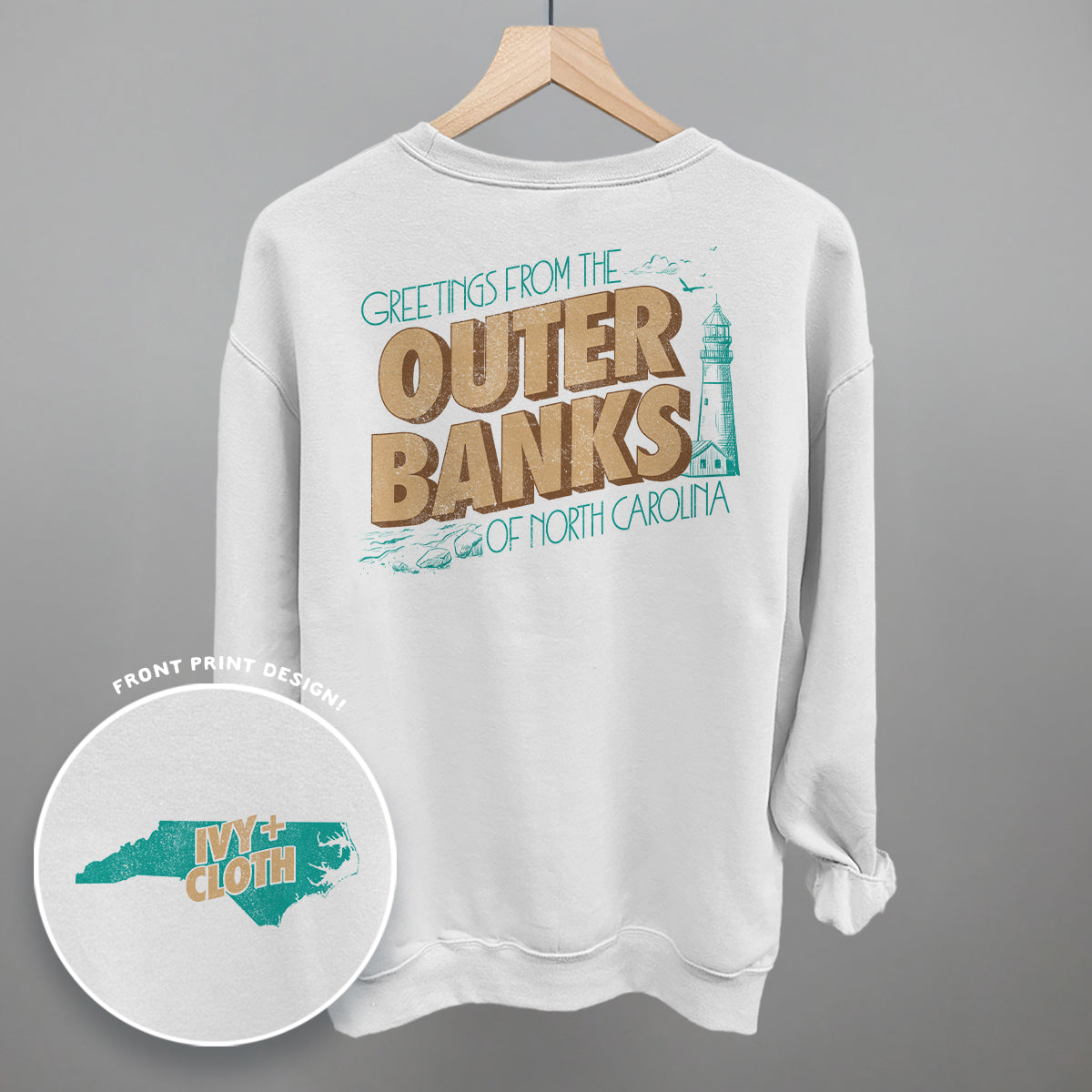 Greetings From The Outer Banks (Back Print)