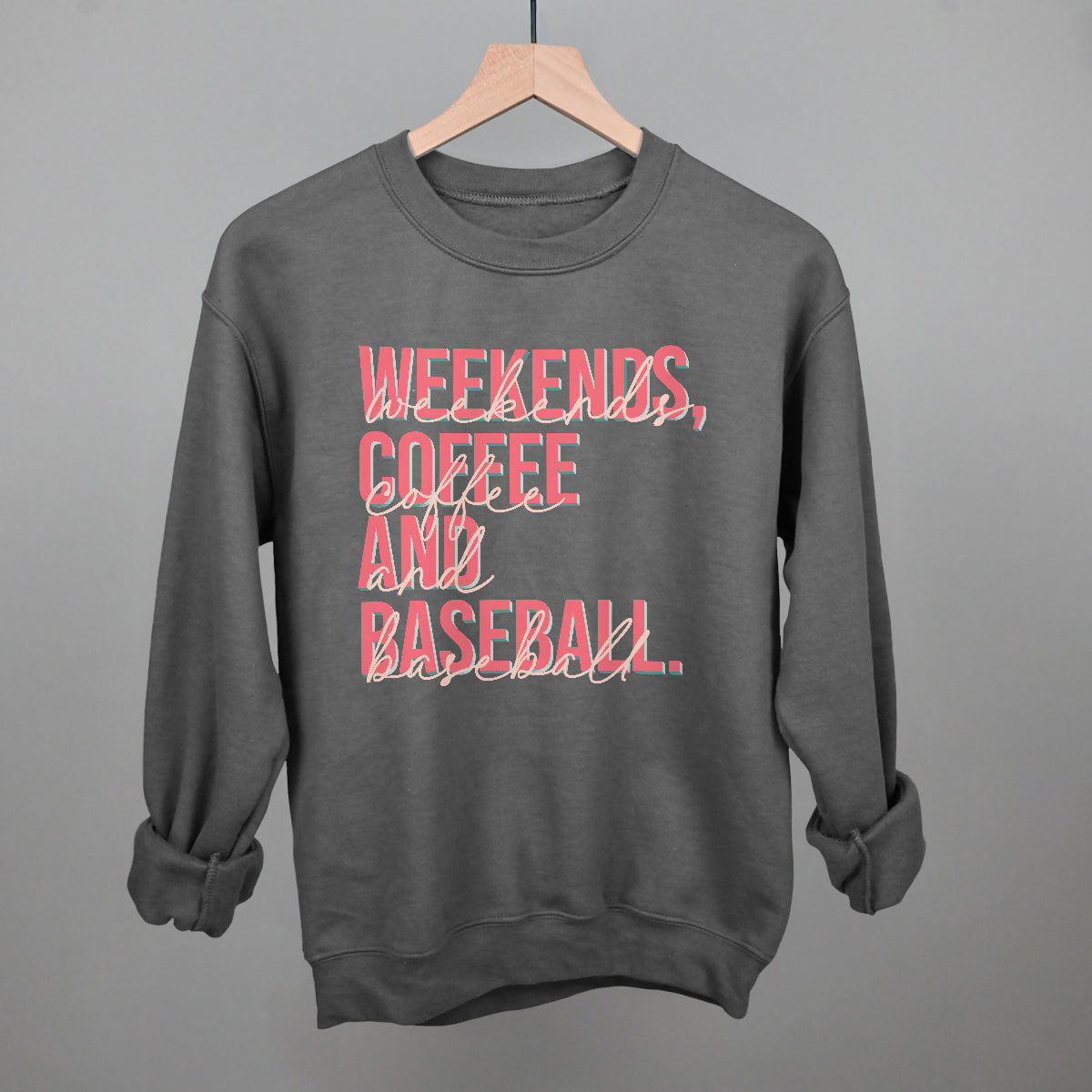 Weekends Coffee Baseball - clothing by TeeHivey.com