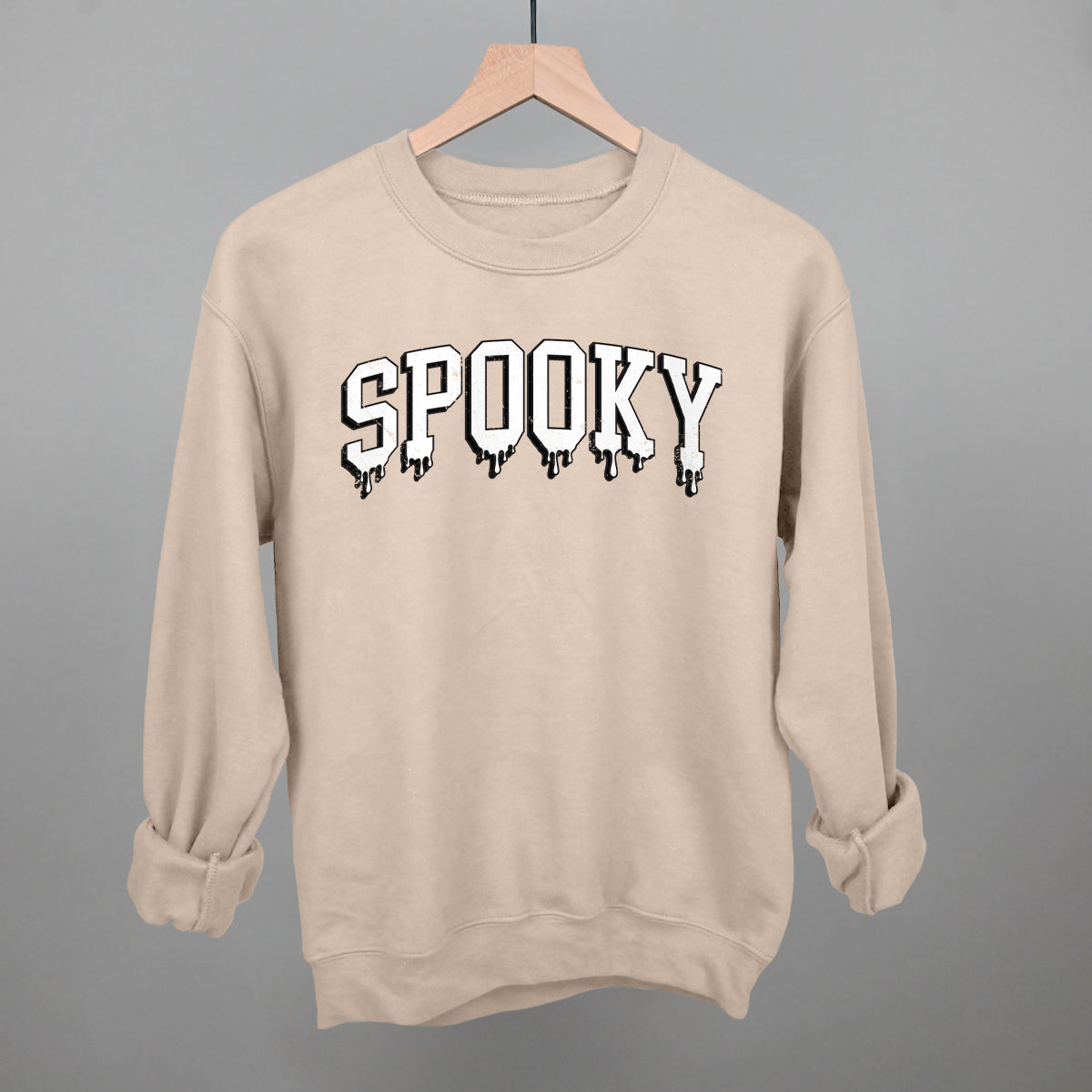 Spooky Dripping Collegiate Letters - clothing by TeeHivey.com (Image 1)