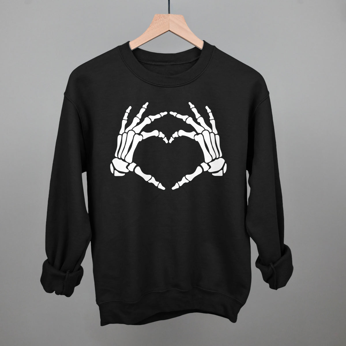 Skeleton Hands Heart - clothing by TeeHivey.com (Image 1)