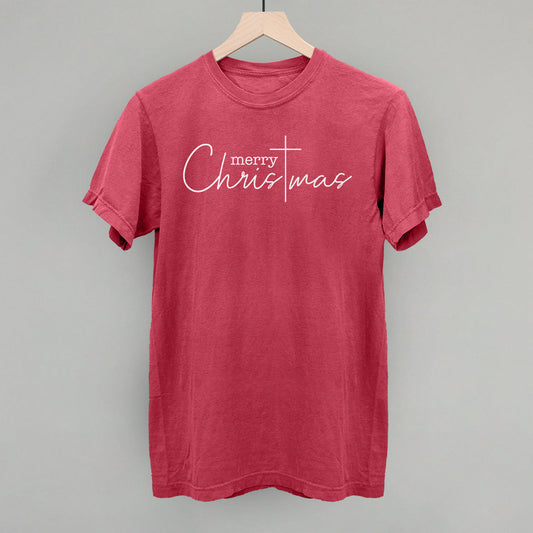 Merry Christmas Cross - clothing by TeeHivey.com (Image 1)