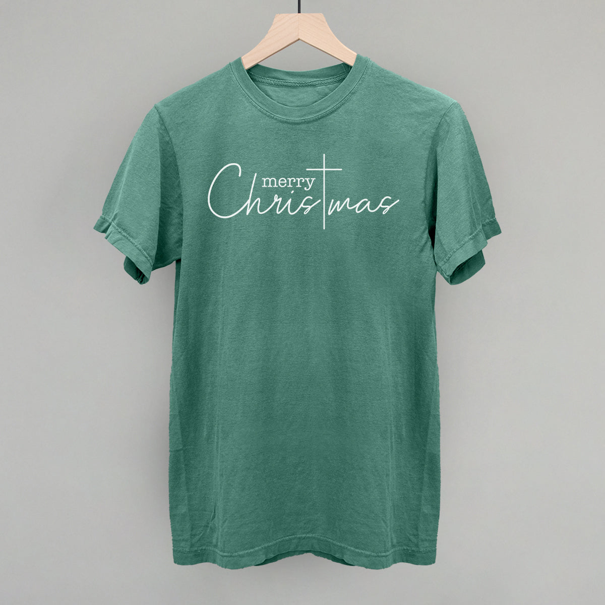 Merry Christmas Cross - clothing by TeeHivey.com (Image 3)