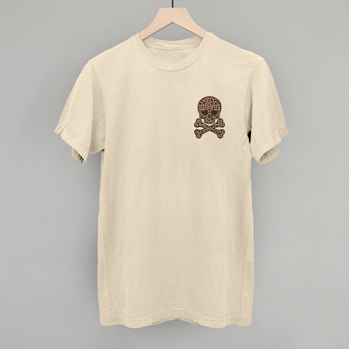 Leopard Print Skull (Left Chest) - clothing by TeeHivey.com (Image 5)