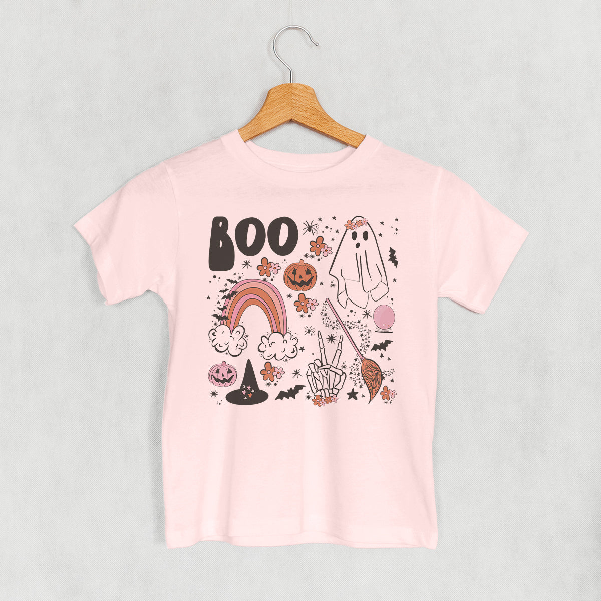Boo Halloween Sticker Board (Kids) - clothing by TeeHivey.com (Image 1)