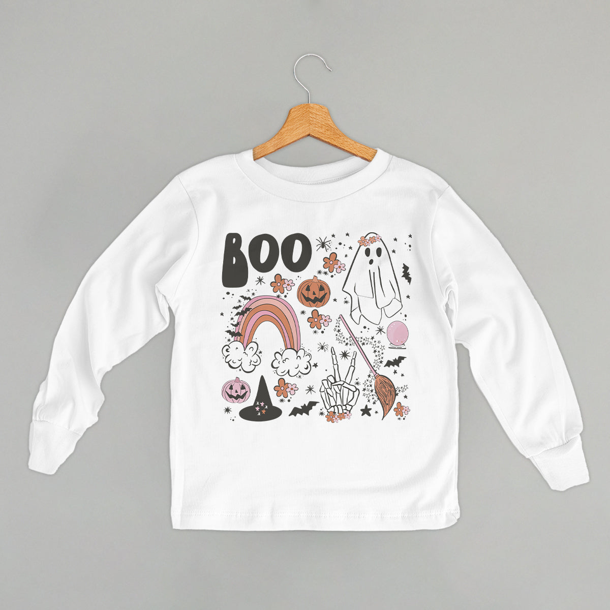 Boo Halloween Sticker Board (Kids) - clothing by TeeHivey.com (Image 4)