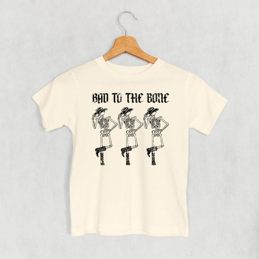 Bad to the Bone Skeletons (Kids) - clothing by TeeHivey.com (Image 1)
