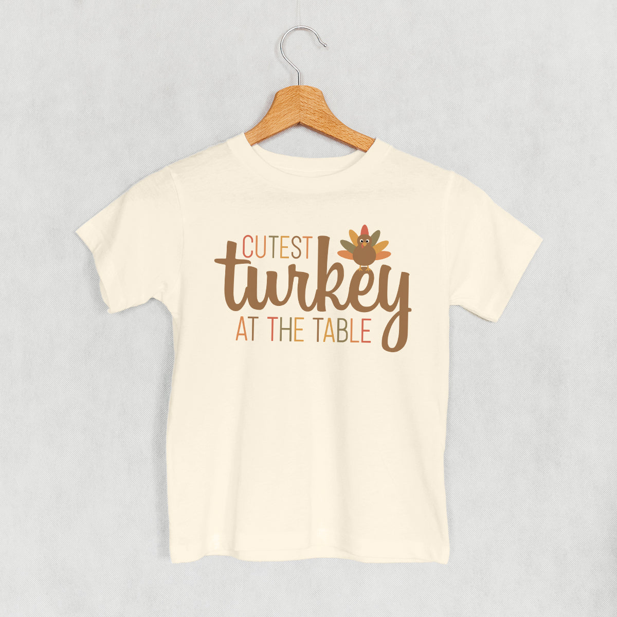 Cutest Turkey At The Table (Kids) - clothing by TeeHivey.com (Image 1)
