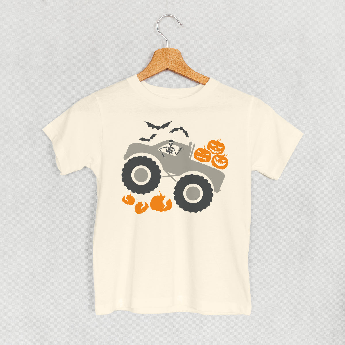 Halloween Monster Truck (Kids) - clothing by TeeHivey.com (Image 1)