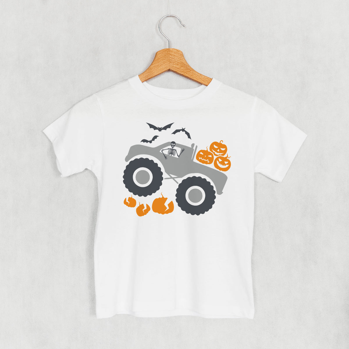 Halloween Monster Truck (Kids) - clothing by TeeHivey.com (Image 2)