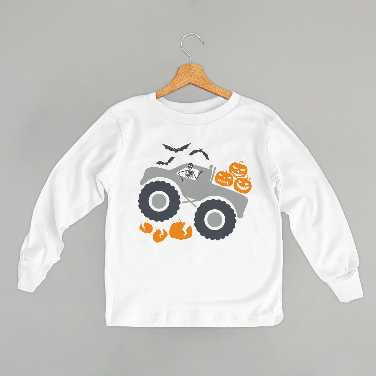 Halloween Monster Truck (Kids) - clothing by TeeHivey.com (Image 3)