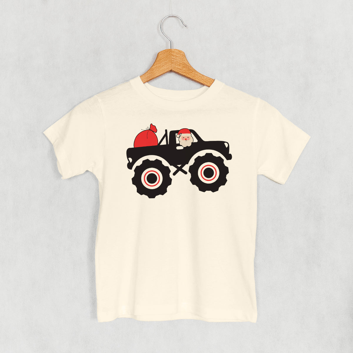 Santa Monster Truck (Kids) - clothing by TeeHivey.com (Image 2)