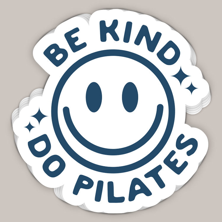Be Kind, Do Pilates Decal - clothing by TeeHivey.com (Image 1)