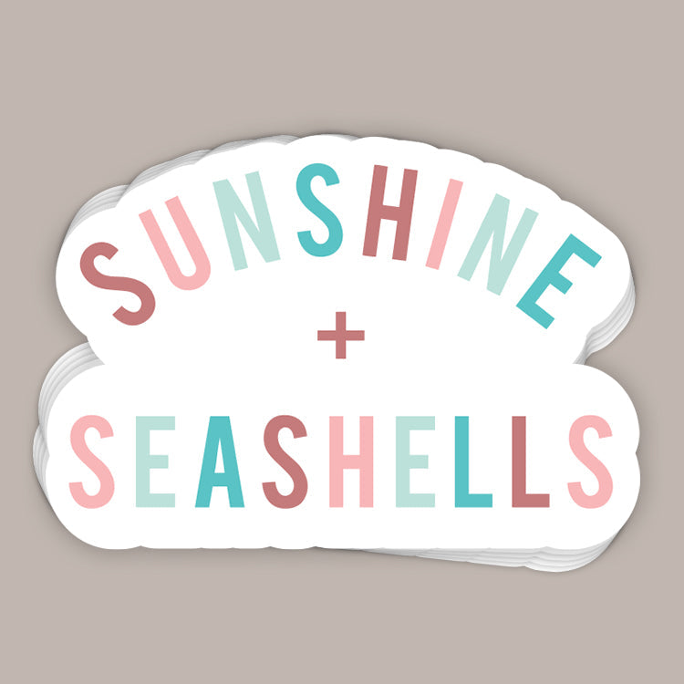 Sunshine + Seashells (Decal) - clothing by TeeHivey.com (Image 1)
