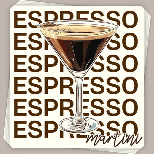 Espresso Martini (Decal) - clothing by TeeHivey.com (Image 1)