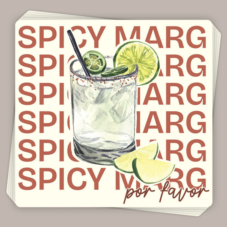 Spicy Marg (Decal) - clothing by TeeHivey.com (Image 1)