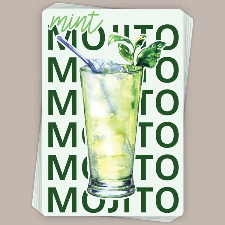 Mint Mojito (Decal) - clothing by TeeHivey.com (Image 1)