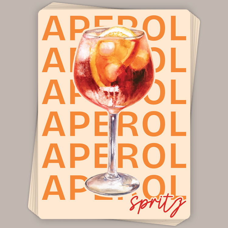Aperol Spritz (Decal) - clothing by TeeHivey.com (Image 1)