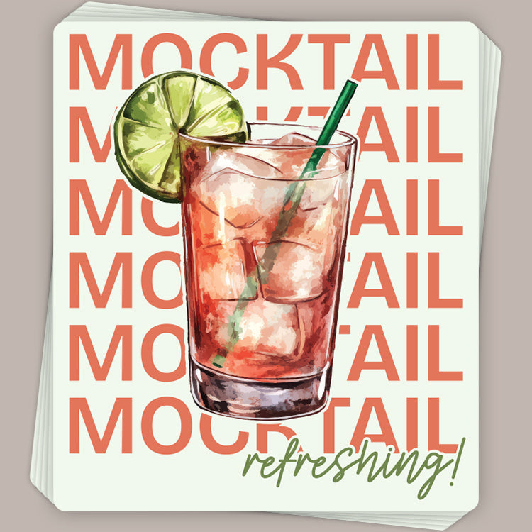 Mocktail (Decal) - clothing by TeeHivey.com (Image 1)