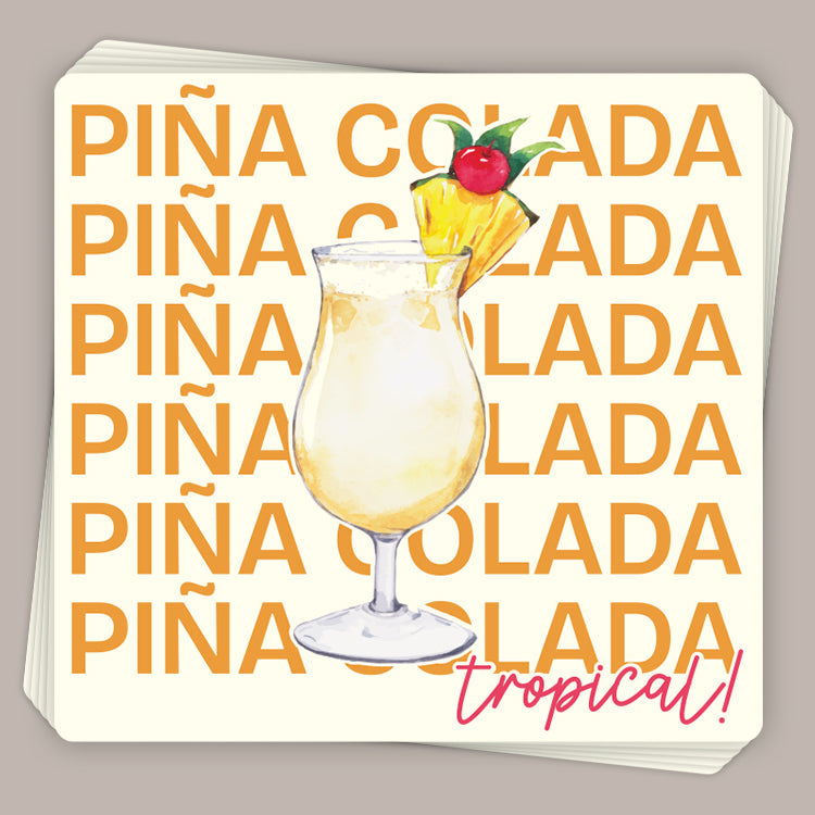 Piña Colada (Decal) - clothing by TeeHivey.com (Image 1)