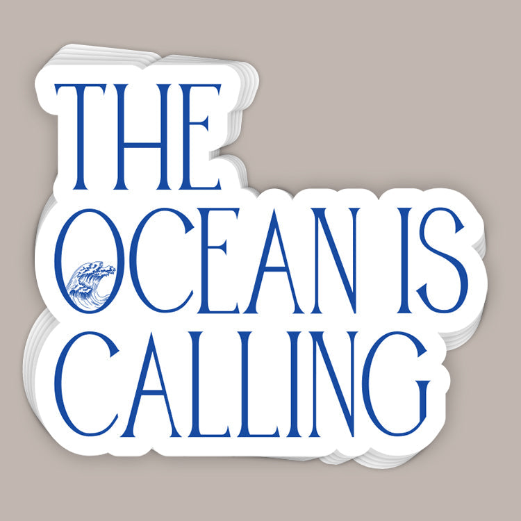 The Ocean Is Calling (Decal)