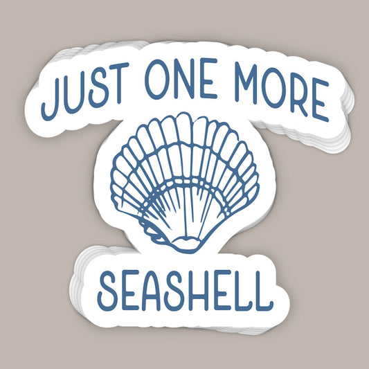 Just One More Seashell (Decal) - clothing by TeeHivey.com (Image 1)